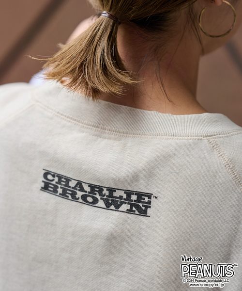 最終値下げ！FRAMeWORK別注PEANUTS VTG CREW スウェット フレームワーク FRAMeWORK ≪追加予約≫MEAN MACHINE AGE 別注PEANUTS