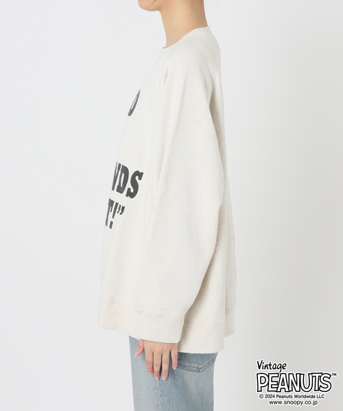 FRAMeWORK別注PEANUTS VTG CREW スウェット MEAN MACHINE AGE 別注PEANUTS VTG CREW スウェット 'CHARLIE
