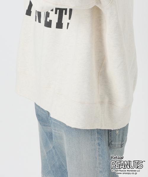MEAN MACHINE AGE 別注PEANUTS VTG CREW スウェット CHARLIE