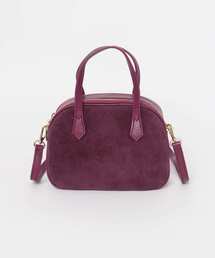 MARCO BIANCHINI | MARCO BIANCHINI スウェードミニラウンドショルダーバッグ(ショルダーバッグ)