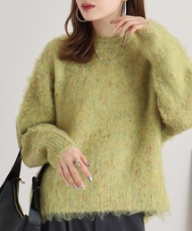 Eglantine ブークレーファンシーヤーンニット