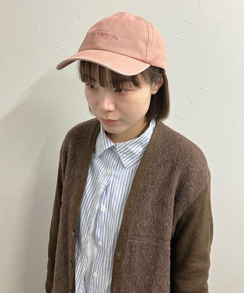 FRUIT OF THE LOOM（フルーツオブザルーム）の「PIGMENT LOGO LOW CAP / 帽子 / キャップ / ピグメント / シンプル / カジュアル  / ユニセックス / 刺繍（キャップ・レディース・ブルー/ブラウン/ピンク/グリーン/チャコール/ベージュ・FREE）」の6枚目の写真