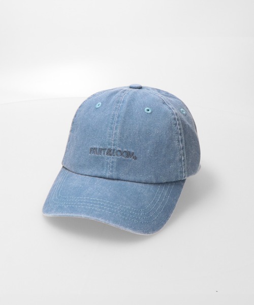 FRUIT OF THE LOOM（フルーツオブザルーム）の「PIGMENT LOGO LOW CAP / 帽子 / キャップ / ピグメント / シンプル / カジュアル  / ユニセックス / 刺繍（キャップ・レディース・ブルー/ブラウン/ピンク/グリーン/チャコール/ベージュ・FREE）」の5枚目の写真