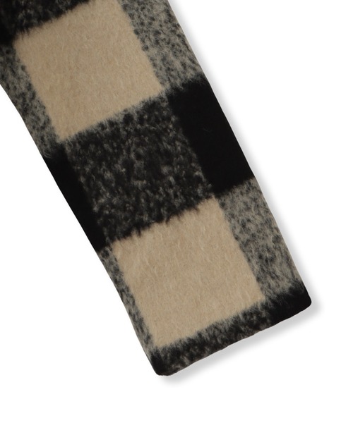 VICKY（ビッキー）の「【ENIM BY VICKY】ブロックチェックPジャケットコート（ダッフルコート・レディース・ブラック系その他・M）」の6枚目の写真