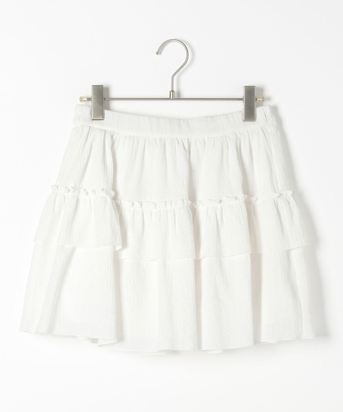 Heather（ヘザー）の「コットンフリルミニスカート　283774（スカート・レディース・オフホワイト/ブラック・FREE）」の12枚目の写真