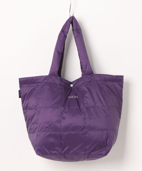TAION（タイオン）の「【TAION】 LUNCH DOWN TOTEBAG-M ベーシック ランチ ダウントートバッグM（トートバッグ・メンズ・ブラック/ブラウン系/オリーブ/ダークパープル/ネイビー系/ホワイト・フリー）」の6枚目の写真