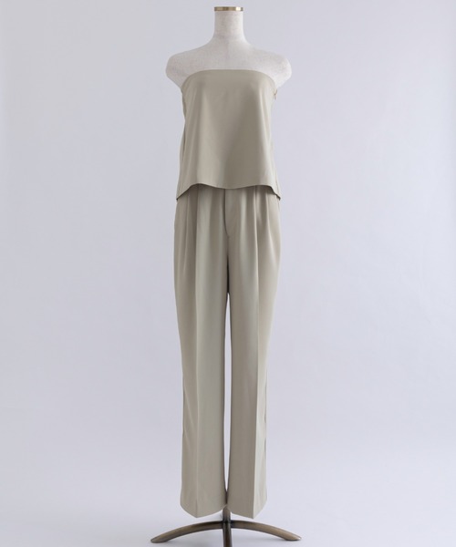 EN NEUME(エンノイム)の「Bustier Layered 2Way Set(その他パンツ・レディース・ネイビー/イエロー/バーガンディー・1/0)」の4枚目の写真