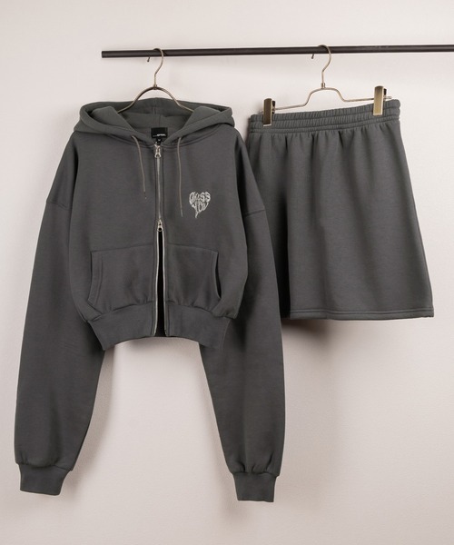 レザレクション　パーカー　スカート　セットアップ セットアップ パーカー スカートセット[品番：XL000002891]｜SLENDER