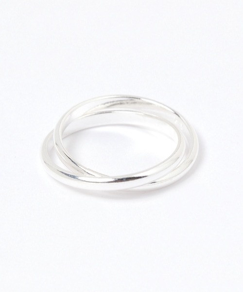 niko and...（ニコアンド）の「Silver925 2連リング（リング・レディース・ライトグレー・0）」の3枚目の写真