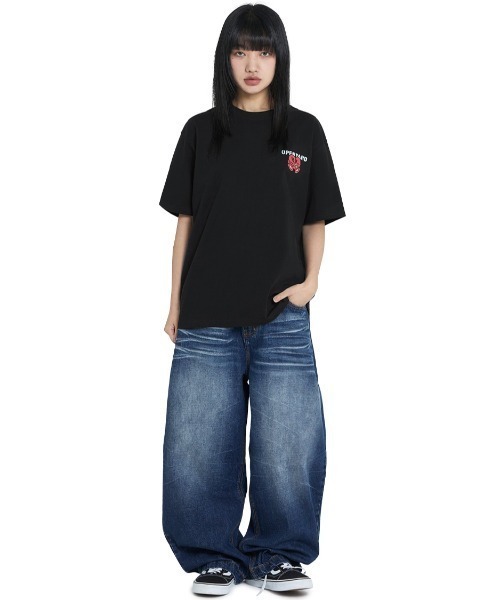 ★OY★BOUCLE HEART TEE - WHITE★正規品/韓国直送料込/人気 OY tシャツ 「OY/オーワイ」 BOUCLE HEART TEE/ブークレハート