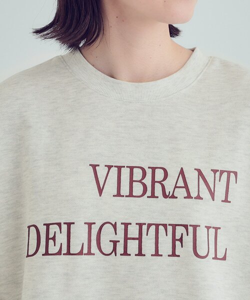 Cutie Blonde(キューティーブロンド)の「【あったか】裾レイヤード風裏起毛スウェット(スウェット・レディース・ライトグレー/ブラック・01/02/03/04)」の14枚目の写真