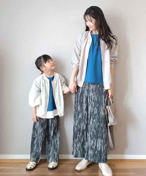 雑誌InRed5月号掲載】シアーリブブルゾン【親子コーデ】（ブルゾン