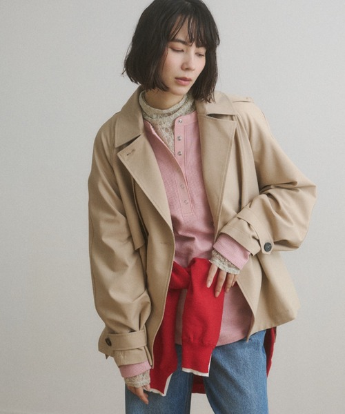 ショート トレンチコート（トレンチコート）｜ANGIE（アンジー）の