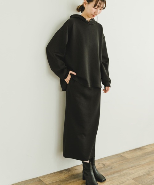 ITEMS URBANRESEARCH（アイテムズ アーバンリサーチ）の「ダンボールパーカーセット（ワンピース・レディース・ブラック/ブラウン系その他・FREE）」の9枚目の写真