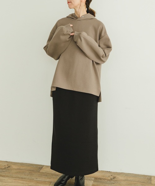 ITEMS URBANRESEARCH（アイテムズ アーバンリサーチ）の「ダンボールパーカーセット（ワンピース・レディース・ブラック/ブラウン系その他・FREE）」の15枚目の写真