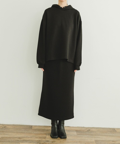 ITEMS URBANRESEARCH（アイテムズ アーバンリサーチ）の「ダンボールパーカーセット（ワンピース・レディース・ブラック/ブラウン系その他・FREE）」の17枚目の写真