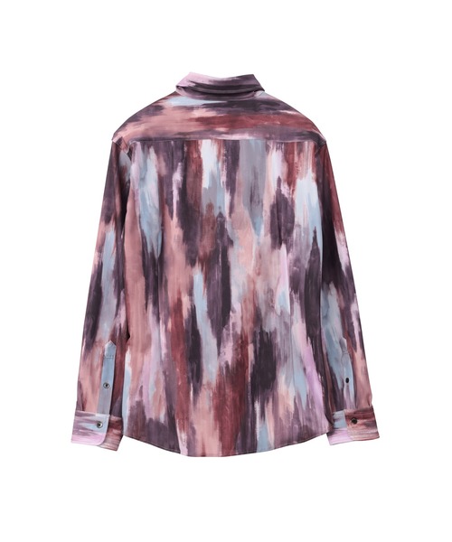 セール】HIGH STREET∴ハイテンションFlow paintingプリントシャツ