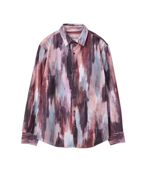 HIGH STREET(ハイストリート)の「HIGH STREET∴ハイテンションFlow paintingプリントシャツ(シャツ/ブラウス・メンズ・ネイビー/ワイン・S/LL/L/M)」の11枚目の写真