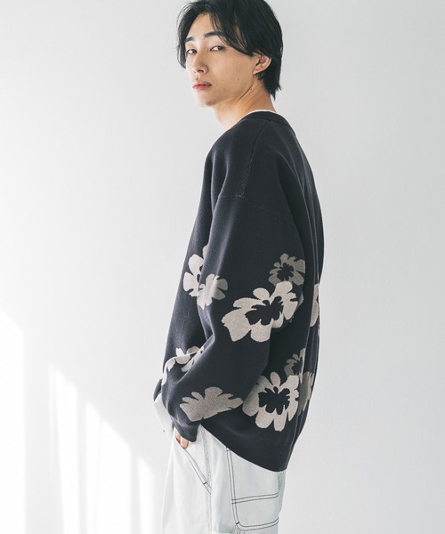 LOWRYS FARM（ローリーズファーム）の「ガラジャガードカーデ　321143（カーディガン/ボレロ・メンズ・ブラック/ベージュ/ネイビー/ピンク・FREE）」の15枚目の写真