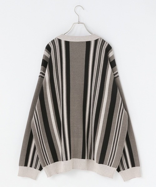 LOWRYS FARM（ローリーズファーム）の「ガラジャガードカーデ　321143（カーディガン/ボレロ・メンズ・ブラック/ベージュ/ネイビー/ピンク・FREE）」の8枚目の写真