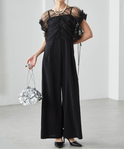 あかまる　アムウェイセット セール】【2点セット】マルチWAYフリルチュールボレロセット