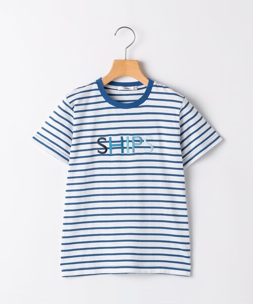 SHIPS(シップス)の「SHIPS KIDS:80~90cm / SHIPS ロゴ TEE(Tシャツ/カットソー・キッズ・ライトブルー/ホワイト系/ライトグレー/ライトホワイト/ホワイト/ネイビー・90/80)」の3枚目の写真