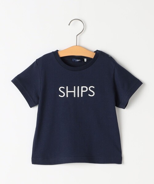 SHIPS(シップス)の「SHIPS KIDS:80~90cm / SHIPS ロゴ TEE(Tシャツ/カットソー・キッズ・ライトブルー/ホワイト系/ライトグレー/ライトホワイト/ホワイト/ネイビー・90/80)」の6枚目の写真