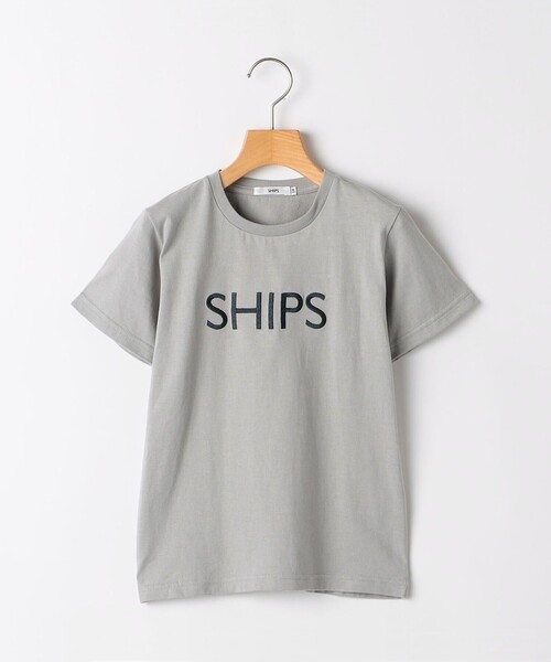 SHIPS(シップス)の「SHIPS KIDS:80~90cm / SHIPS ロゴ TEE(Tシャツ/カットソー・キッズ・ライトブルー/ホワイト系/ライトグレー/ライトホワイト/ホワイト/ネイビー・90/80)」の4枚目の写真