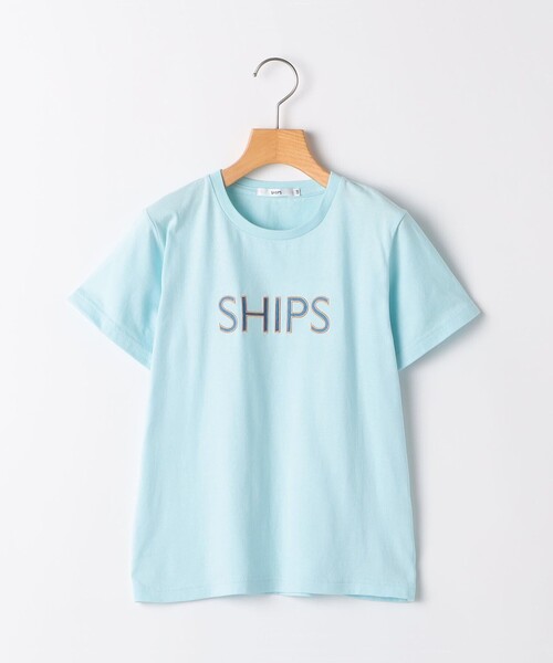 SHIPS(シップス)の「SHIPS KIDS:80~90cm / SHIPS ロゴ TEE(Tシャツ/カットソー・キッズ・ライトブルー/ホワイト系/ライトグレー/ライトホワイト/ホワイト/ネイビー・90/80)」の5枚目の写真
