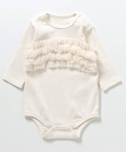 〜asukamomo〜 アプレレクール　petit mainロンパース8枚 セール】レモンサークル刺繍ロンパス（ロンパース）｜apres les