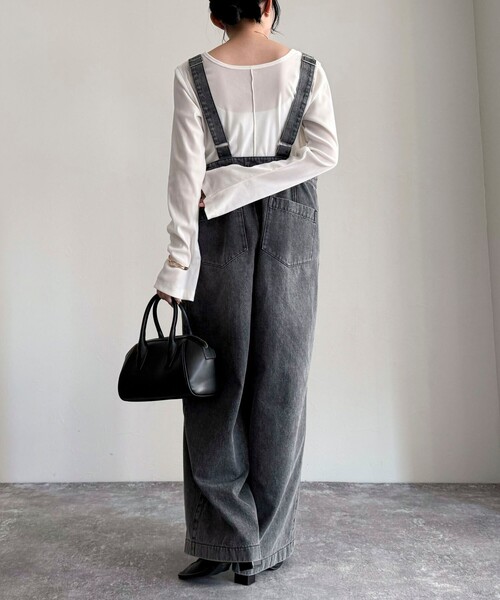 fredy emue(フレディエミュ)の「【haru企画】2WAYシアーフロッキートップス(Tシャツ/カットソー・レディース・ブラウン/オフホワイト/チャコールグレー・38)」の19枚目の写真