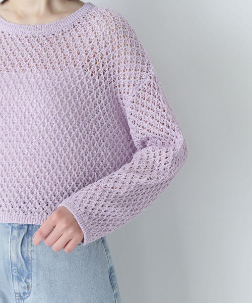 美品♡今季　メッシュニット NOAHL｜《50％OFFクーポン対象》メッシュ ニット トップス