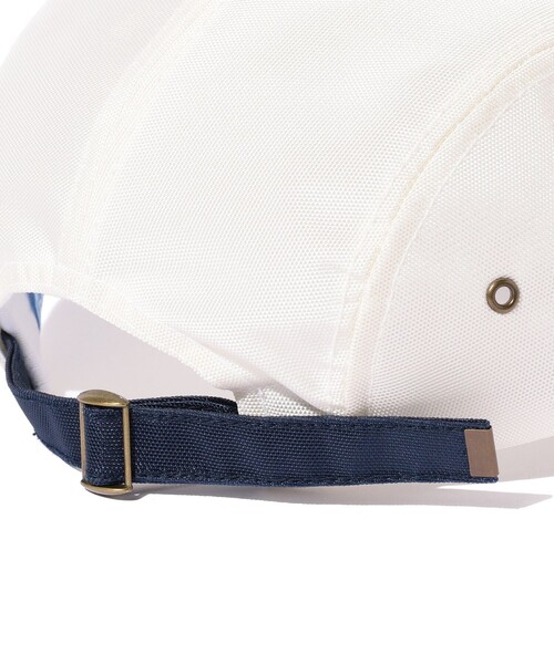 BEAMS PLUS（ビームスプラス）の「【別注】Quaker Marine Supply Co. / 4 Panel Long Bill Cap（キャップ・メンズ・ホワイト/ネイビー/オレンジ・ONE SIZE）」の9枚目の写真
