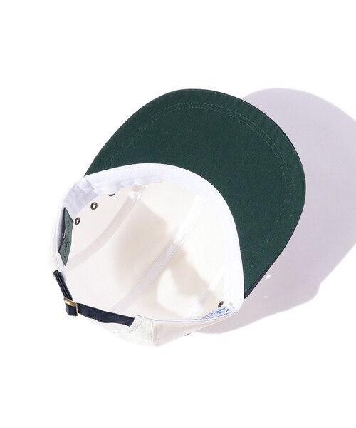 BEAMS PLUS（ビームスプラス）の「【別注】Quaker Marine Supply Co. / 4 Panel Long Bill Cap（キャップ・メンズ・ホワイト/ネイビー/オレンジ・ONE SIZE）」の10枚目の写真