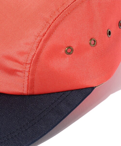 BEAMS PLUS（ビームスプラス）の「【別注】Quaker Marine Supply Co. / 4 Panel Long Bill Cap（キャップ・メンズ・ホワイト/ネイビー/オレンジ・ONE SIZE）」の15枚目の写真