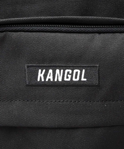 KANGOL(カンゴール)の「タブレット・PC専用スペース付き 2層式 ラウンドバックパック A4・B4・PC収納対応モデル(バックパック/リュック・メンズ・ブラック系その他/ブラック系その他2・FREE)」の8枚目の写真