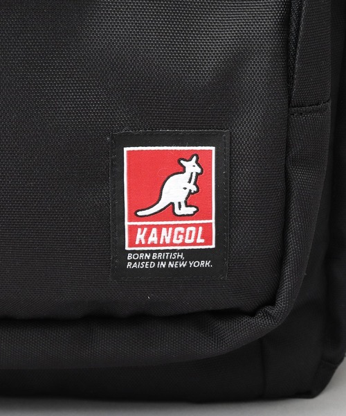 KANGOL(カンゴール)の「タブレット・PC専用スペース付き 2層式 ラウンドバックパック A4・B4・PC収納対応モデル(バックパック/リュック・メンズ・ブラック系その他/ブラック系その他2・FREE)」の9枚目の写真