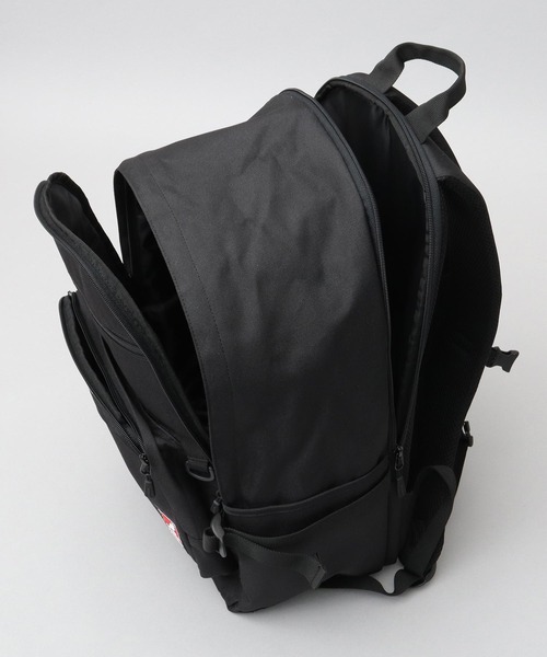KANGOL(カンゴール)の「タブレット・PC専用スペース付き 2層式 ラウンドバックパック A4・B4・PC収納対応モデル(バックパック/リュック・メンズ・ブラック系その他/ブラック系その他2・FREE)」の10枚目の写真