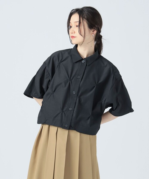 BEAMS HEART(ビームスハート)の「ピン 刺繍 シャツ(シャツ/ブラウス・レディース・ホワイト系その他5/ブラック/カーキ/ブラウン系その他4・FREE)」の11枚目の写真