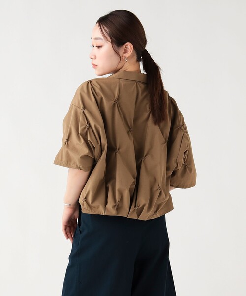 BEAMS HEART(ビームスハート)の「ピン 刺繍 シャツ(シャツ/ブラウス・レディース・ホワイト系その他5/ブラック/カーキ/ブラウン系その他4・FREE)」の16枚目の写真