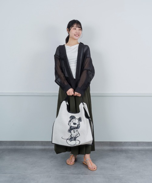 ANITA BILARDI(アニタビラルディ)の「【Anita Bilardi】トートバッグ かごバッグ ラフィア ワンハンドルバッグ(かごバッグ・レディース・ブラック/ライトベージュ/ナチュラル/ベージュ/ホワイト・FREE)」の14枚目の写真