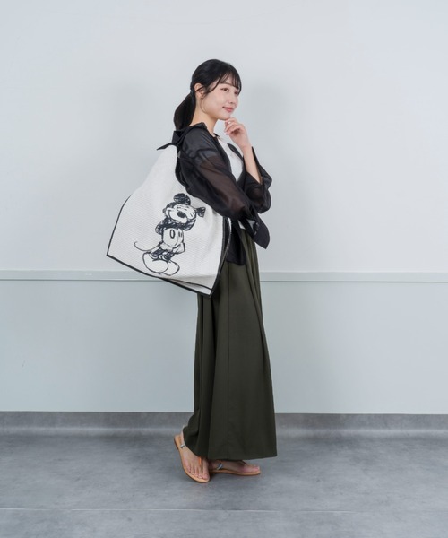 ANITA BILARDI(アニタビラルディ)の「【Anita Bilardi】トートバッグ かごバッグ ラフィア ワンハンドルバッグ(かごバッグ・レディース・ブラック/ライトベージュ/ナチュラル/ベージュ/ホワイト・FREE)」の16枚目の写真