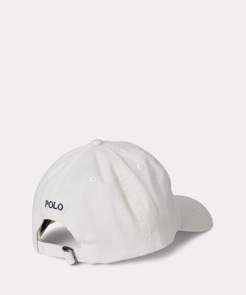 POLO RALPH LAUREN CHILDRENSWEAR（ポロ ラルフ ローレン チルドレンズウェア）の「Polo ベア コットン ツイル ボール キャップ（キャップ・キッズ・ホワイト・ONE）」の4枚目の写真