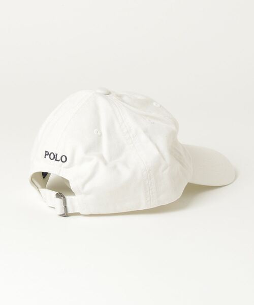 POLO RALPH LAUREN CHILDRENSWEAR（ポロ ラルフ ローレン チルドレンズウェア）の「Polo ベア コットン ツイル ボール キャップ（キャップ・キッズ・ホワイト・ONE）」の2枚目の写真