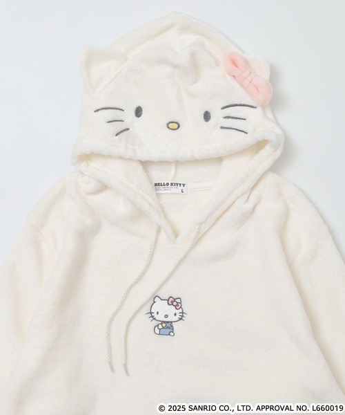 ハローキティ　なりきりボア　パーカー 新品】ハローキティなりきり総柄ボアパーカー【Mサイズ】｜Yahoo