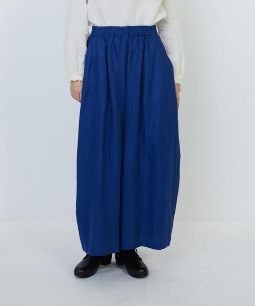 LOISIR（ロワズィール）の「リネンツイルボトルシルエットパンツ（その他パンツ・レディース・ブラック/ライトベージュ/ブルー・MT/M）」の3枚目の写真