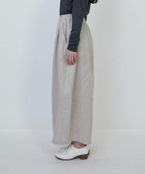 リネンツイルボトルシルエットパンツ（その他パンツ）｜LOISIR