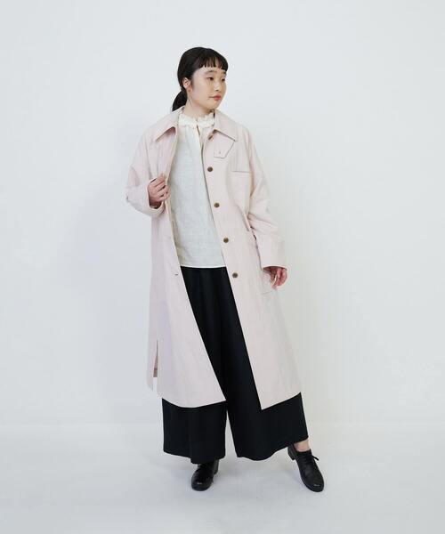 リネンツイルボトルシルエットパンツ（その他パンツ）｜LOISIR