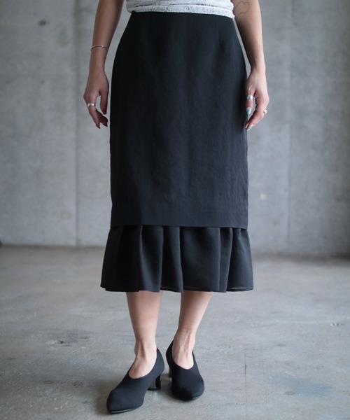 G.V.G.V. スカート G.V.G.V パッチワークアシンメトリースカート