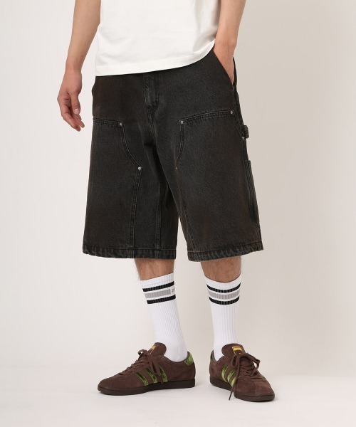 atmos(アトモス)の「atmos Double Knee Half Pants / アトモス ダブル ニー ハーフ パンツ(その他パンツ・メンズ・ブラック/ブルー・M/L/XL)」の3枚目の写真